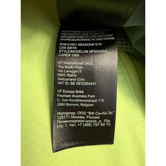 The North Face Venture Hooded Rain Jacket Women’s M Green Lightweight Waterproof - Picture 9 of 10